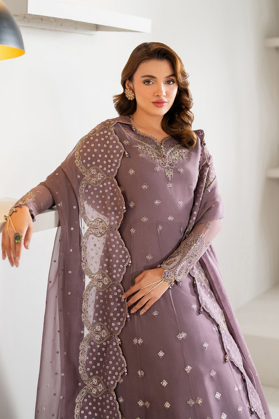 Alizeh Formals Embroidered Chiffon Unstitched 3Pc Suit AF-CH-2183-Julia
