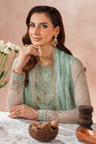 Zarif Mahrosh Embroidered Net Unstitched 3Pc Suit UNST-MUF-05 ZARQA