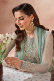 Zarif Mahrosh Embroidered Net Unstitched 3Pc Suit UNST-MUF-05 ZARQA