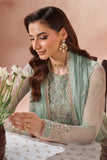 Zarif Mahrosh Embroidered Net Unstitched 3Pc Suit UNST-MUF-05 ZARQA