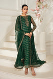 Zarif Nafees Sequins Embroidered Net Unstitched 3Pc Suit ZNAF - 03 MELISA