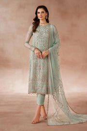 Zarif Mahrosh Embroidered Net Unstitched 3Pc Suit UNST-MUF-05 ZARQA