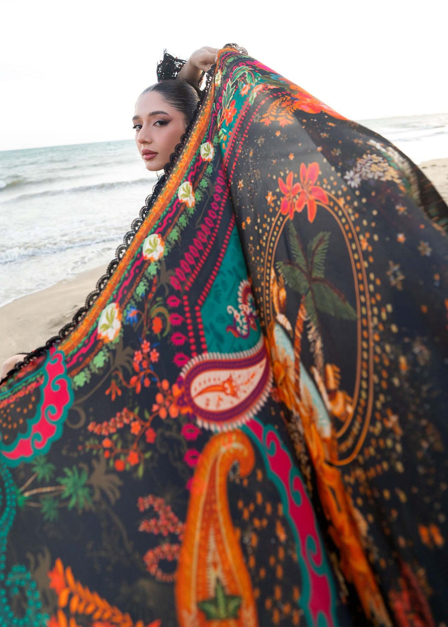 Kanwal Malik Mira Summer Lawn Unstitched Embroidered 3Pc Suit - Ophelia