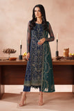 Zarif Mahrosh Embroidered Net Unstitched 3Pc Suit UNST-MUF-03 BATEEL