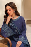 Zarif Exclusive Tabeer Embroidered Raw Silk Unstitched 3Pc Suit D-09 Anaabi