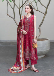Kanwal Malik Mira Summer Lawn Unstitched Embroidered 3Pc Suit - Ayana