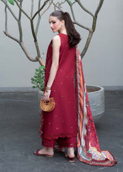Kanwal Malik Mira Summer Lawn Unstitched Embroidered 3Pc Suit - Ayana