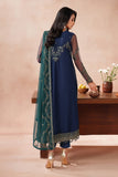 Zarif Mahrosh Embroidered Net Unstitched 3Pc Suit UNST-MUF-03 BATEEL