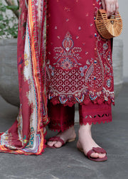 Kanwal Malik Mira Summer Lawn Unstitched Embroidered 3Pc Suit - Ayana