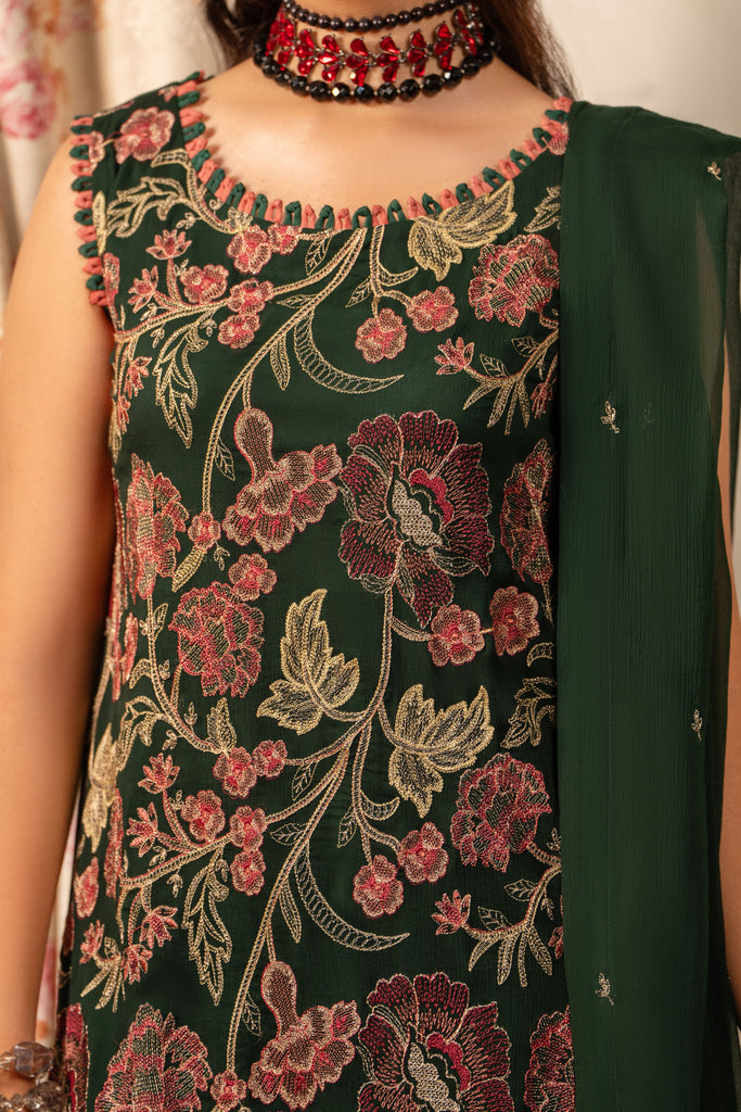 HemStitch Luxury Pret  Chiffon 3 Piece Suit HST22LF HL04 AYSEL