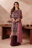 Zarif Mahrosh Embroidered Chiffon Unstitched 3Pc Suit UNST-MUF-02 SAMROSE