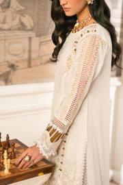 Zivah Apparel Unstitched Embroidered Luxury Lawn 3Pc Suit - Lilium
