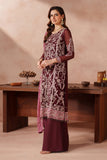 Zarif Mahrosh Embroidered Chiffon Unstitched 3Pc Suit UNST-MUF-02 SAMROSE