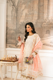 Zivah Apparel Unstitched Embroidered Luxury Lawn 3Pc Suit - Lilium