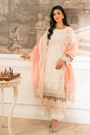 Zivah Apparel Unstitched Embroidered Luxury Lawn 3Pc Suit - Lilium
