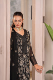 Hemstitch Embroidered Luxury Chiffon Unstitched 3Pc Suit - Leia