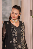 Hemstitch Embroidered Luxury Chiffon Unstitched 3Pc Suit - Leia