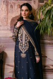 Neeshay Shagun Embroidered Raw Silk Unstitched 3Pc Suit - AABROO