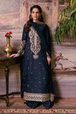 Neeshay Shagun Embroidered Raw Silk Unstitched 3Pc Suit - AABROO