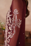 Zarif Mahrosh Embroidered Chiffon Unstitched 3Pc Suit UNST-MUF-02 SAMROSE