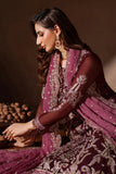 Zarif Mahrosh Embroidered Chiffon Unstitched 3Pc Suit UNST-MUF-02 SAMROSE