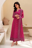 Zarif Exclusive Tabeer Embroidered Raw Silk Unstitched 3Pc Suit D-04 Horain