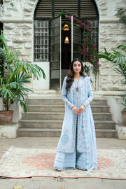 Qalamkar Luxury Lawn Unstitched Embroidered 3Pc Suit SB-04 Zarish