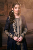 Neeshay Shagun Embroidered Raw Silk Unstitched 3Pc Suit - AABROO