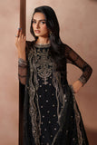 Zarif Mahrosh Embroidered Net Unstitched 3Pc Suit UNST-MUF-01 ISHAAL