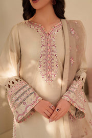 Zarif Exclusive Tabeer Embroidered Raw Silk Unstitched 3Pc Suit D-06 Raag