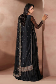Zarif Mahrosh Embroidered Net Unstitched 3Pc Suit UNST-MUF-01 ISHAAL