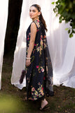 Neeshay Summer Lines Printkari Lawn Unstitched 3Pc Suit - NOIR