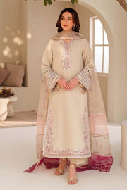 Zarif Exclusive Tabeer Embroidered Raw Silk Unstitched 3Pc Suit D-06 Raag