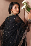 Zarif Mahrosh Embroidered Net Unstitched 3Pc Suit UNST-MUF-01 ISHAAL