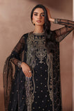 Zarif Mahrosh Embroidered Net Unstitched 3Pc Suit UNST-MUF-01 ISHAAL