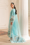 Zivah Apparel Unstitched Embroidered Luxury Lawn 3Pc Suit - Turquoise