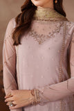 Zarif Mahrosh Embroidered Net Unstitched 3Pc Suit UNST-MUF-06 ZINOOR