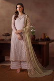 Zarif Mahrosh Embroidered Net Unstitched 3Pc Suit UNST-MUF-06 ZINOOR