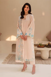 Zarif Exclusive Tabeer Embroidered Raw Silk Unstitched 3Pc Suit D-02 Florielle
