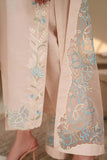 Zarif Exclusive Tabeer Embroidered Raw Silk Unstitched 3Pc Suit D-02 Florielle