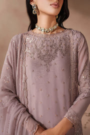 Zarif Mahrosh Embroidered Chiffon Unstitched 3Pc Suit UNST-MUF-04 SAHEER
