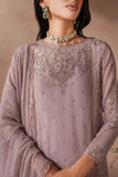 Zarif Mahrosh Embroidered Chiffon Unstitched 3Pc Suit UNST-MUF-04 SAHEER