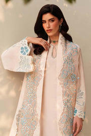 Zarif Exclusive Tabeer Embroidered Raw Silk Unstitched 3Pc Suit D-02 Florielle