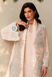 Zarif Exclusive Tabeer Embroidered Raw Silk Unstitched 3Pc Suit D-02 Florielle