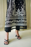 Neeshay Monochrome Embroidered Lawn Unstitched 3Pc Suit - Elysian