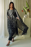 Neeshay Monochrome Embroidered Lawn Unstitched 3Pc Suit - Elysian