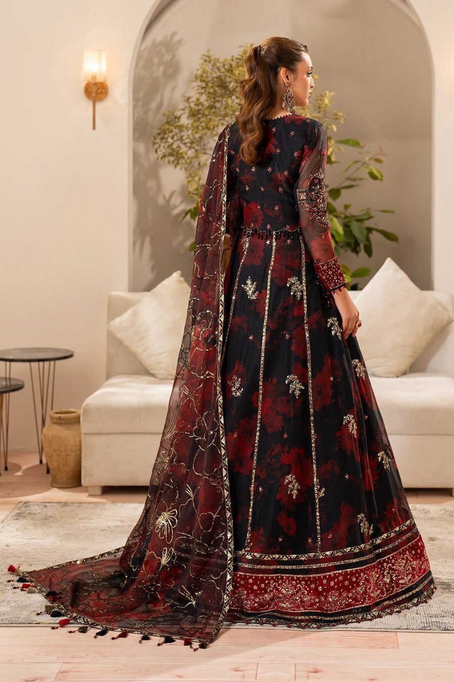 Alizeh Fashion Fleur Embroidered Chiffon Unstitched 3Pc Suit AF-CH-2191-Talia