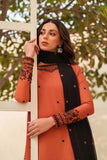 Zarif Exclusive Tabeer Embroidered Raw Silk Unstitched 3Pc Suit D-05 Sangria
