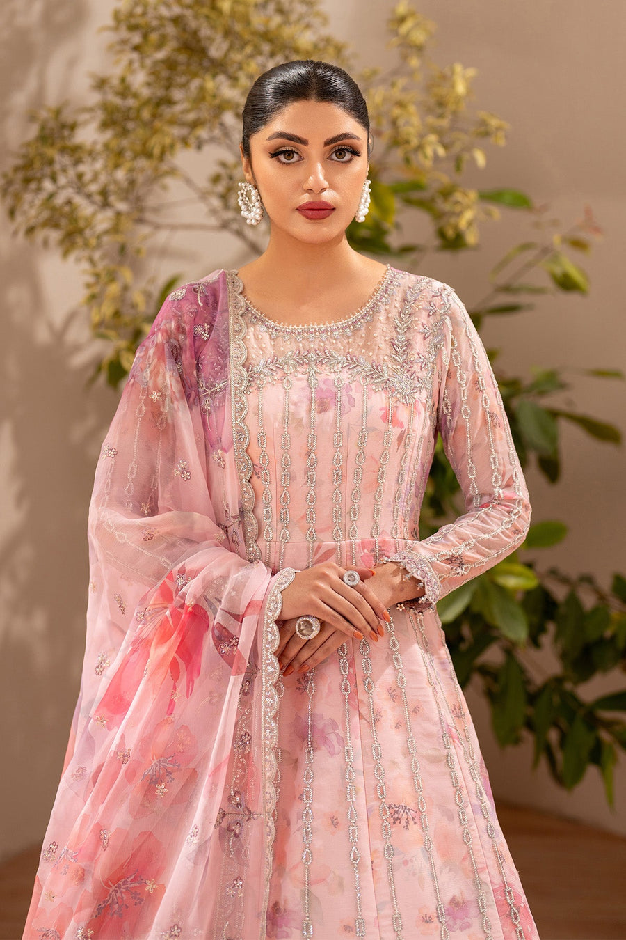 Alizeh Fashion Fleur Embroidered Chiffon Unstitched 3Pc Suit AF-CH-2197-Rimayah
