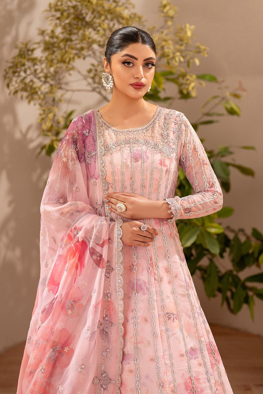 Alizeh Fashion Fleur Embroidered Chiffon Unstitched 3Pc Suit AF-CH-2197-Rimayah